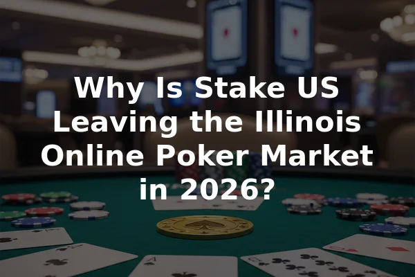 Why Is Stake US Leaving the Illinois Online Poker Market in 2026?