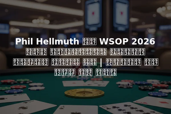 Phil Hellmuth ने WSOP 2026 में सुपरहीरो पोशाक क्यों पहनी है | जानने के लिए सब कुछ