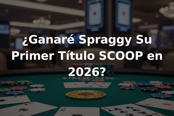 ¿Ganaré Spraggy Su Primer Título SCOOP en 2026?