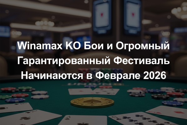 Winamax KO Бои и Огромный Гарантированный Фестиваль Начинаются в Феврале 2026