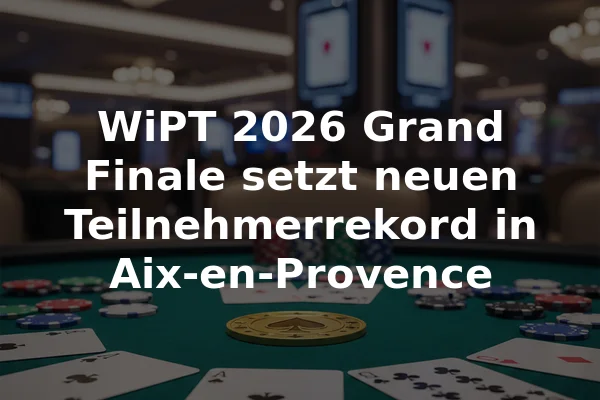 WiPT 2026 Grand Finale setzt neuen Teilnehmerrekord in Aix-en-Provence