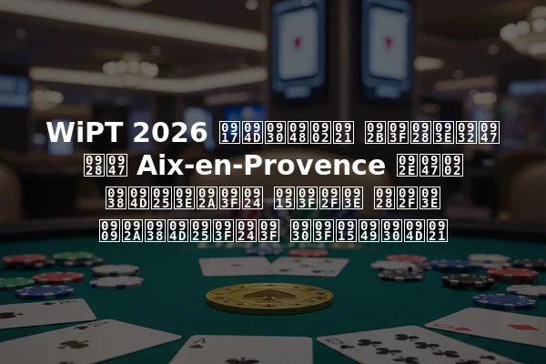 WiPT 2026 ग्रैंड फिनाले ने Aix-en-Provence में स्थापित किया नया उपस्थिति रिकॉर्ड