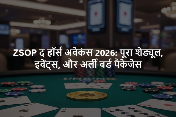 ZSOP द हॉर्स अवेकंस 2026: पूरा शेड्यूल, इवेंट्स, और अर्ली बर्ड पैकेजेस